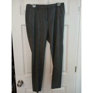 H&M Women's Pants Trousers Gray Size 10 Career Dress Pant Black & White Check